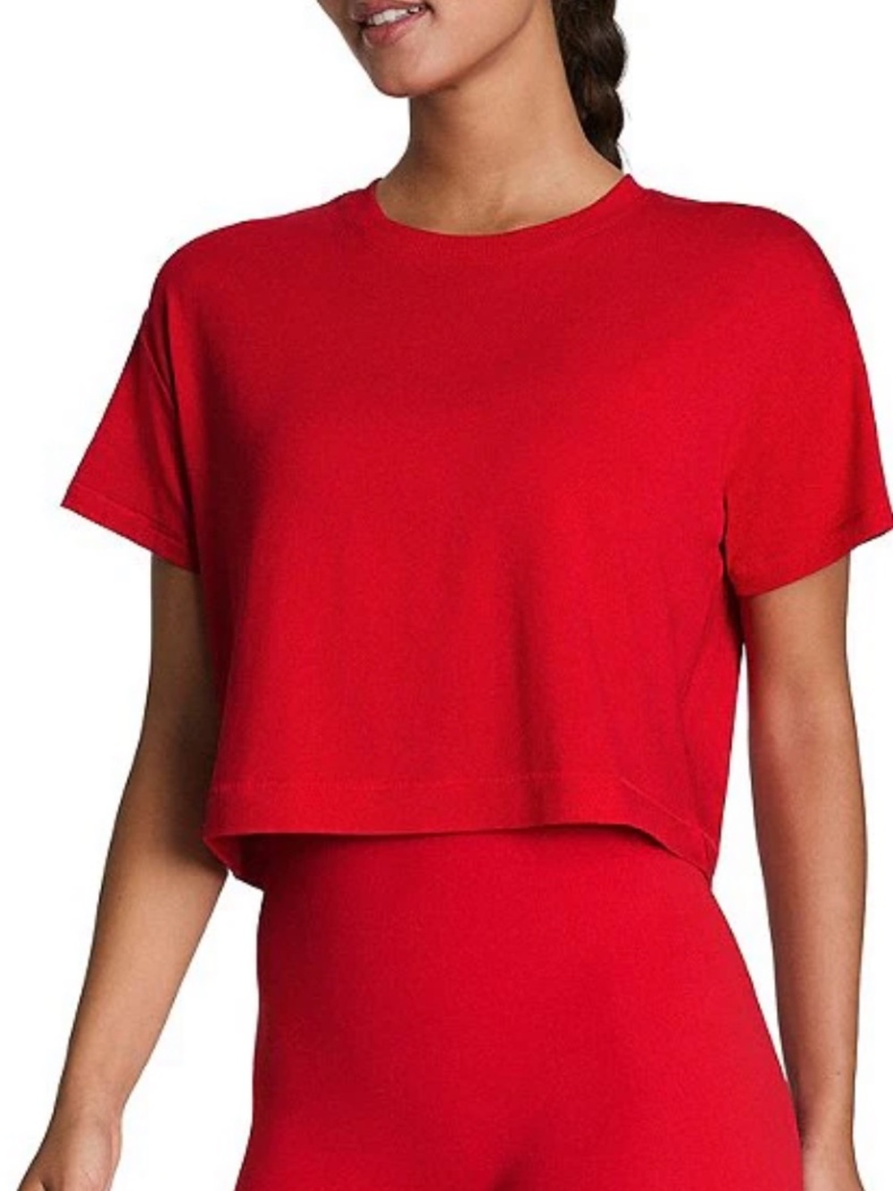 SPANX Crop Short Sleeve Tee